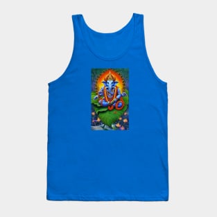 Ganesh lotus blossom Tank Top